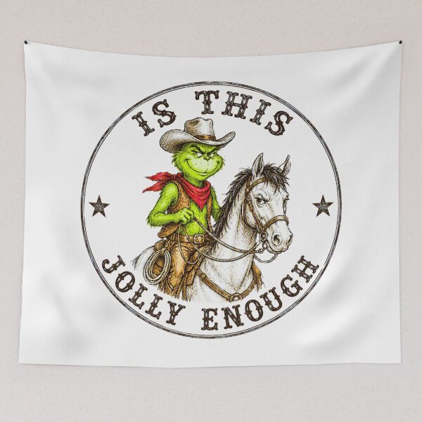 Item preview, Cowboy Grinch designed and sold by Andyt.