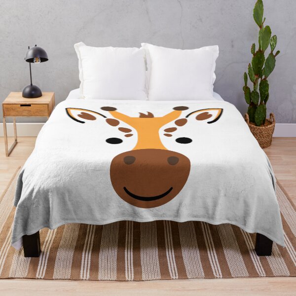 Item preview, Happy Cute Giraffe Face designed and sold by ClumsyCat.