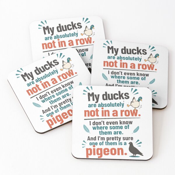 Item preview, Ducks In A Row designed and sold by LaughandLaugh.