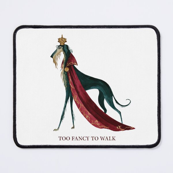 Item preview, Royal Irish Wolfhound Too Fancy To Walk Funny Dog Owner Gift designed and sold by Anastasiia Yurevych.