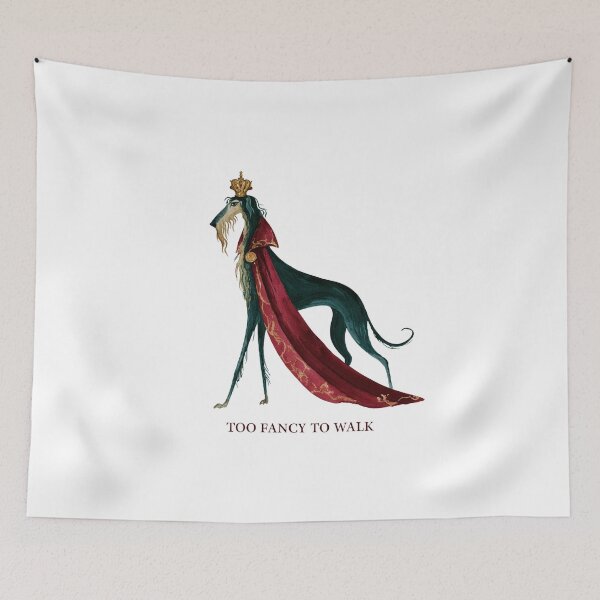 Item preview, Royal Irish Wolfhound Too Fancy To Walk Funny Dog Owner Gift designed and sold by Anastasiia Yurevych.