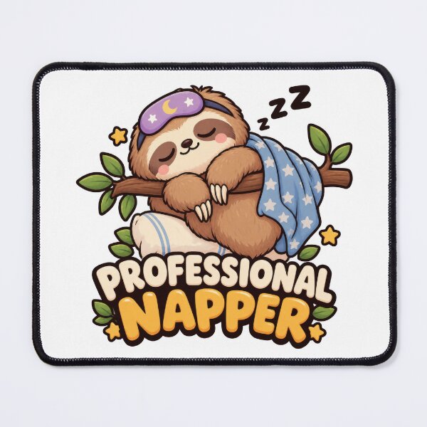 Item preview, Cute Sloth Professional Napper Sleep Mask Funny designed and sold by VELORIA706.