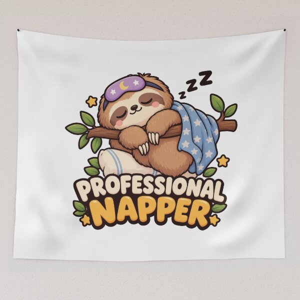Item preview, Cute Sloth Professional Napper Sleep Mask Funny designed and sold by VELORIA706.