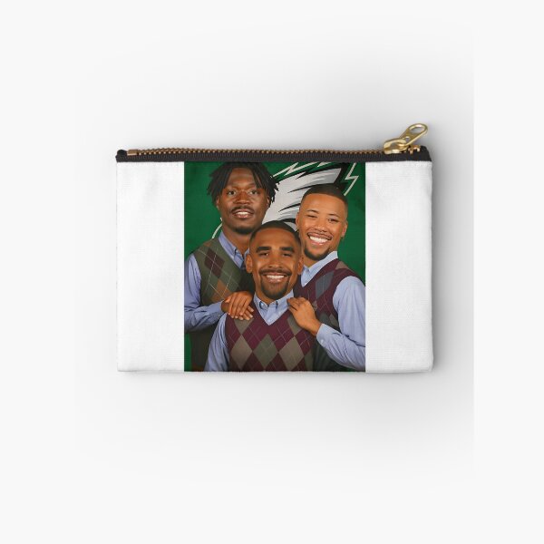 Item preview, Philadelphia Eagles Inspired Portrait Featuring Jalen Hurts, Saquon Barkley, and AJ Brown designed and sold by hannieYAH.