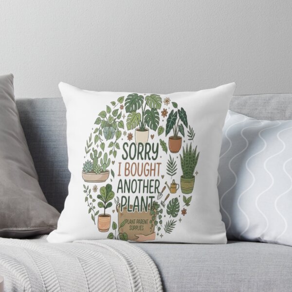 Item preview, Sorry I Bought Another Plant Funny Houseplant Lover Gift designed and sold by ArtsyElegance4U ⭐⭐⭐⭐⭐.