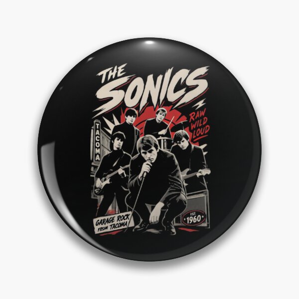 Item preview, The Sonics Black designed and sold by Zoe-Store.