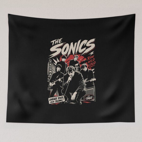 Item preview, The Sonics Black designed and sold by Zoe-Store.