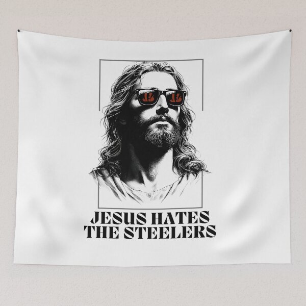 Item preview, Jesus Hates The Steelers designed and sold by patheroineart.