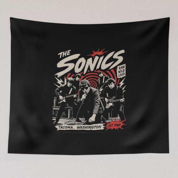 Item preview, The Sonics Black designed and sold by Zoe-Store.