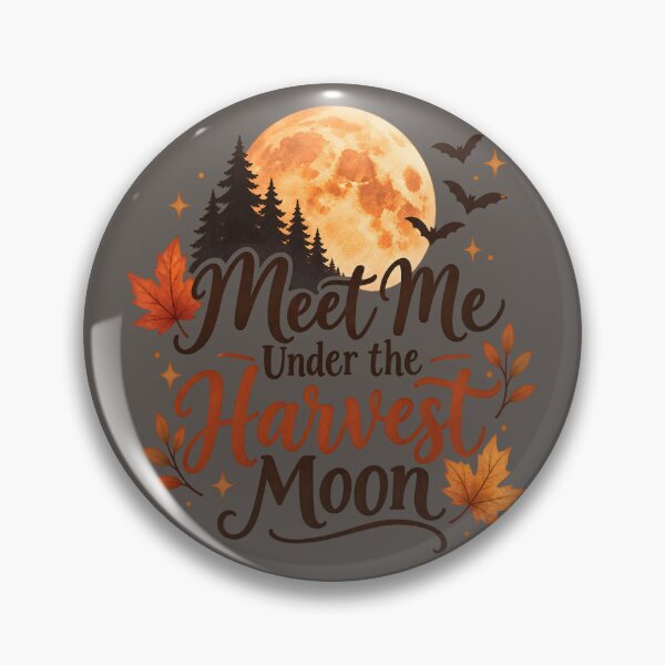 Item preview, Meet Me Under the Harvest Moon – Autumn Night Design designed and sold by blankTeeShirt.