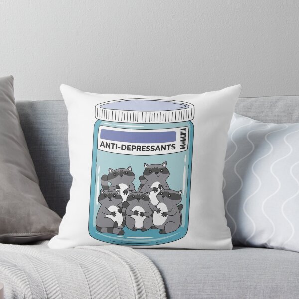 Item preview, Raccoon Anti Depressants Pill Bottle designed and sold by JossDesign15.
