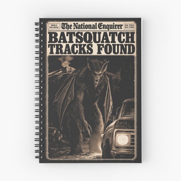 Item preview, Batsquatch, Mount St. Helens, United States [a Vintage Tabloid Clipping] designed and sold by elektronen.