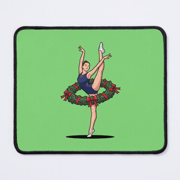 Item preview, Ballerina Christmas Wreath Tutu Holiday Pop Art designed and sold by Rare By Hero.