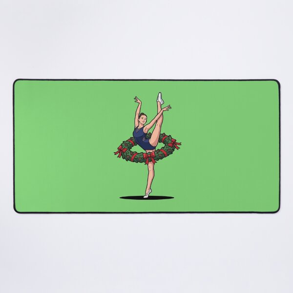 Item preview, Ballerina Christmas Wreath Tutu Holiday Pop Art designed and sold by Rare By Hero.