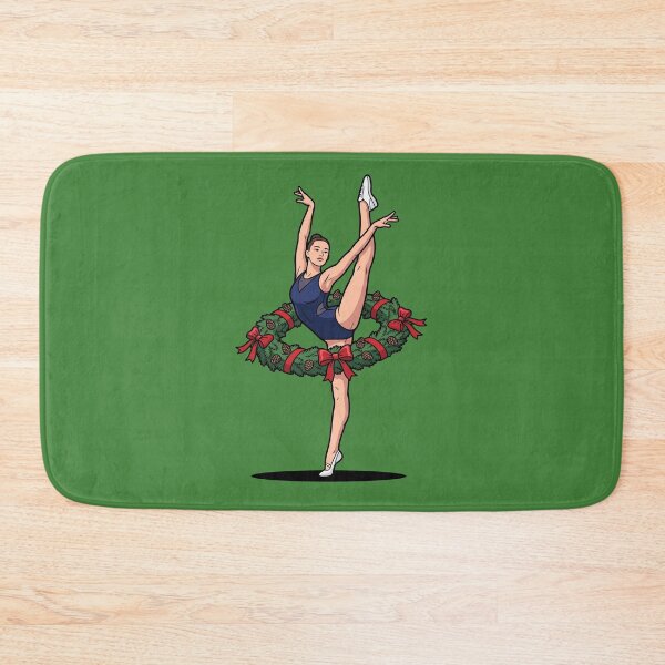 Item preview, Ballerina Christmas Wreath Tutu Holiday Pop Art designed and sold by Rare By Hero.