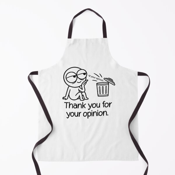 Item preview, Thank you for your opinion / Funny sarcastic doodle designed and sold by Kreative-Hub.