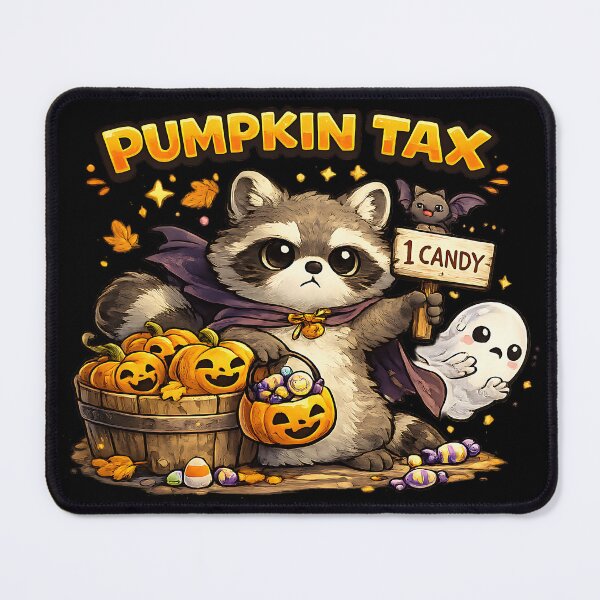 Item preview, Pumpkin Tax Funny Halloween Raccoon designed and sold by Yomere.