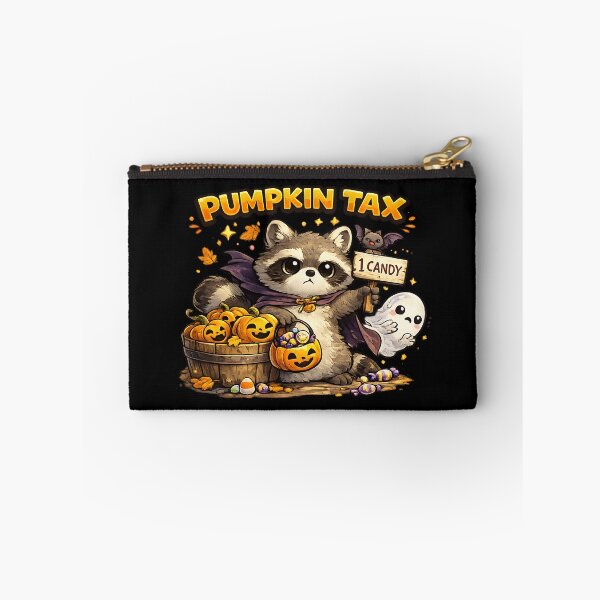 Item preview, Pumpkin Tax Funny Halloween Raccoon designed and sold by Yomere.