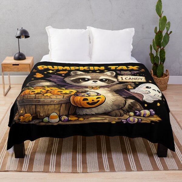 Item preview, Pumpkin Tax Funny Halloween Raccoon designed and sold by Yomere.