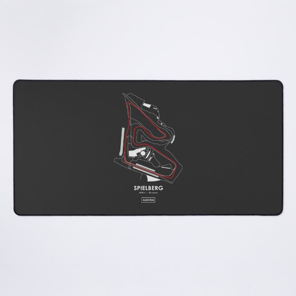 Item preview, Spielberg Austria Race Track Map Design in Red designed and sold by PORTALSTAR.