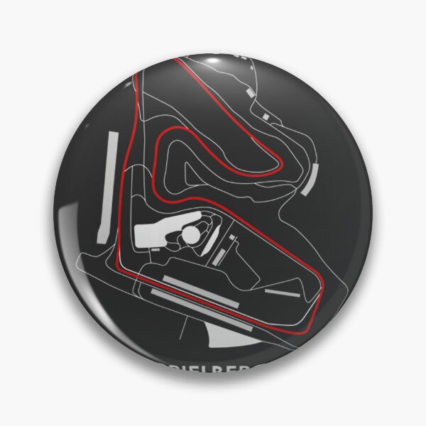 Item preview, Spielberg Austria Race Track Map Design in Red designed and sold by PORTALSTAR.