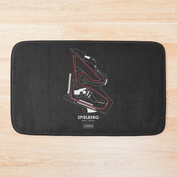 Item preview, Spielberg Austria Race Track Map Design in Red designed and sold by PORTALSTAR.