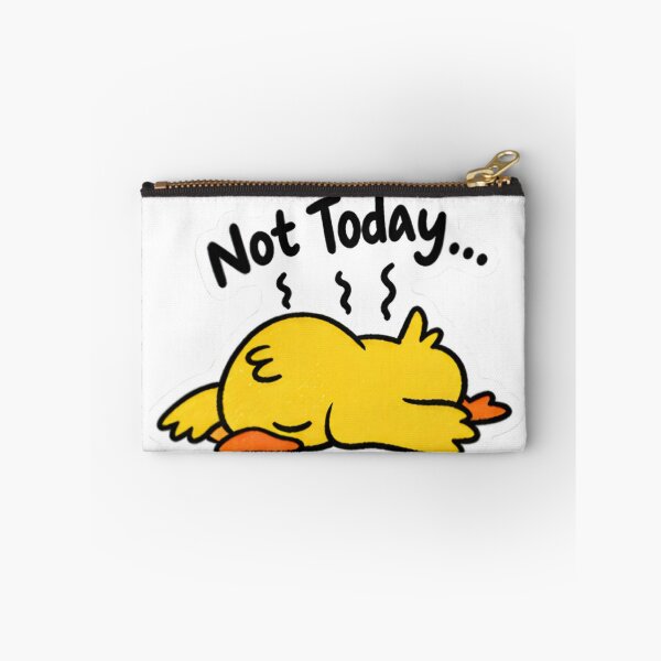 Item preview, Not Today Tired Duck - Funny Exhausted Yellow Duckling designed and sold by Duck lovers.
