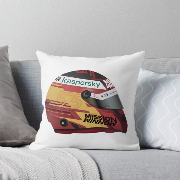 Item preview, Carlos Sainz Racing Helmet Design Inspired by Motorsports designed and sold by PORTALSTAR.