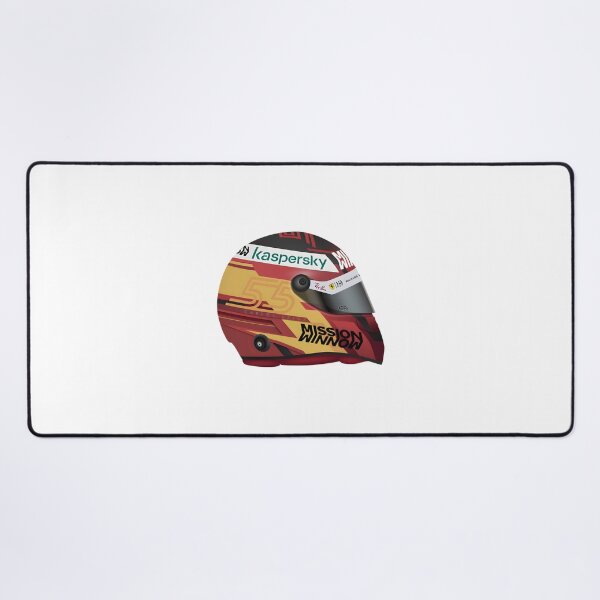 Item preview, Carlos Sainz Racing Helmet Design Inspired by Motorsports designed and sold by PORTALSTAR.