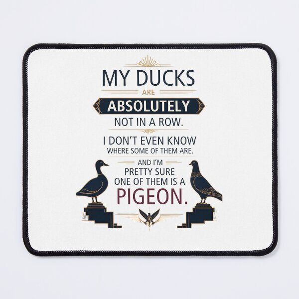 Item preview, Ducks In A Row designed and sold by LaughandLaugh.