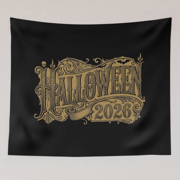Item preview, Gold Halloween 2026 Vintage Victorian Engraving designed and sold by DarkOriginArts.
