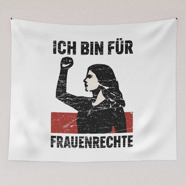 Item preview, I am for women's rights – a democratic statement against right-wing rhetoric designed and sold by VariousGoodies.