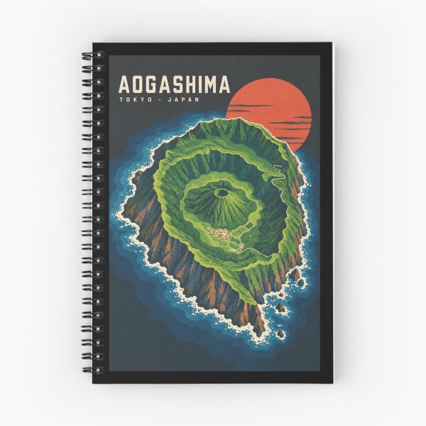 Item preview, Aogashima - Tokyo - Japan designed and sold by GoodOldVintage.