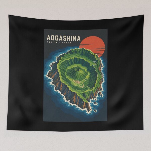 Item preview, Aogashima - Tokyo - Japan designed and sold by GoodOldVintage.