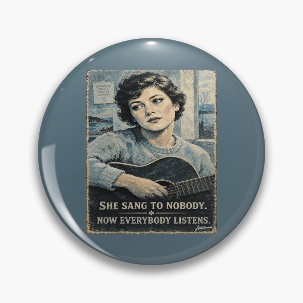 Item preview,  *Connie Converse Vanishing Folk Singer Portrait* designed and sold by Artisticanvas.