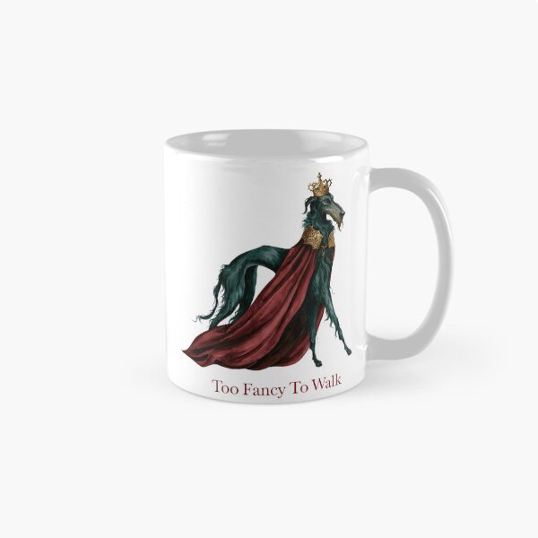 Item preview, Too Fancy To Walk - Regal Irish Wolfhound Wearing Crown Funny Dog Lover Design designed and sold by Anastasiia Yurevych.