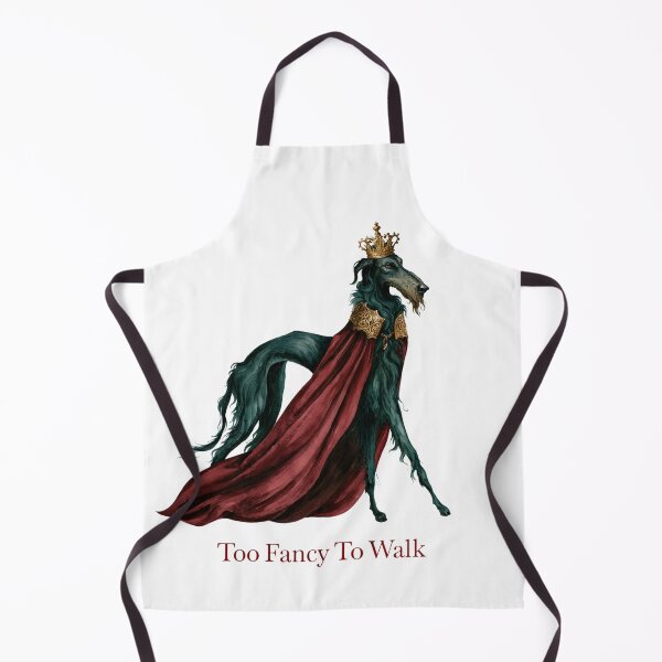 Item preview, Too Fancy To Walk - Regal Irish Wolfhound Wearing Crown Funny Dog Lover Design designed and sold by Anastasiia Yurevych.