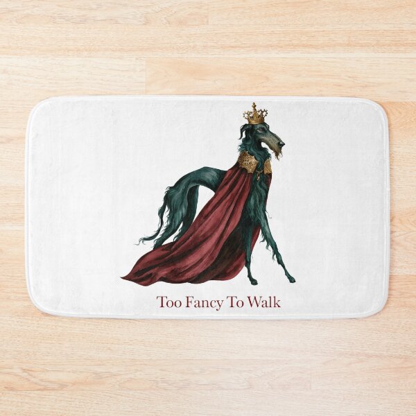 Item preview, Too Fancy To Walk - Regal Irish Wolfhound Wearing Crown Funny Dog Lover Design designed and sold by Anastasiia Yurevych.