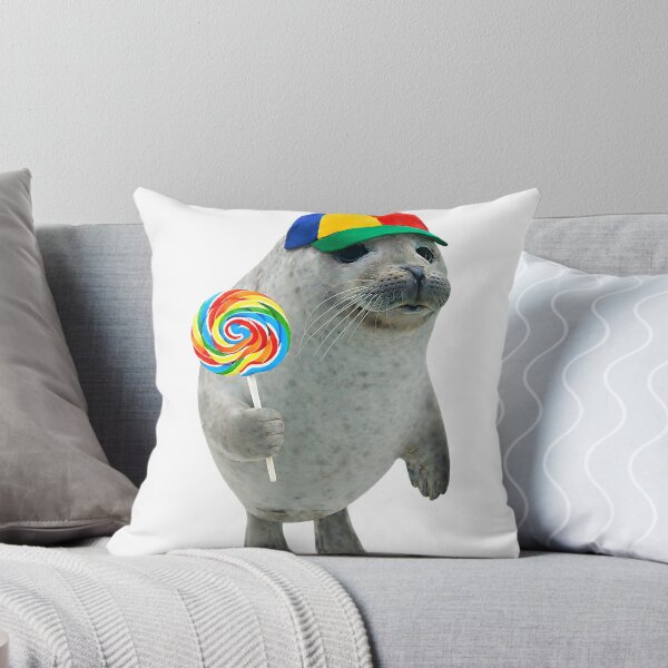 Item preview, Silly Seal with Lollipop Meme designed and sold by DrewLawson.