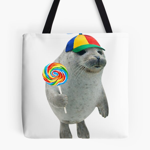 Item preview, Silly Seal with Lollipop Meme designed and sold by DrewLawson.