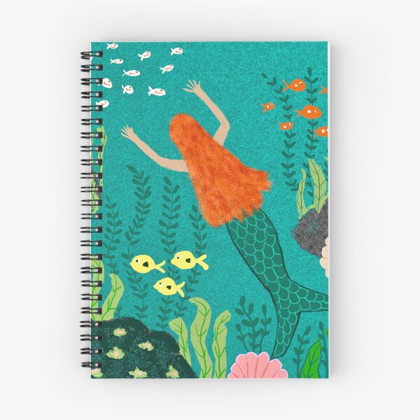 Item preview, Mermaid in Vibrant Underwater Scene designed and sold by Elaine M Hayward .
