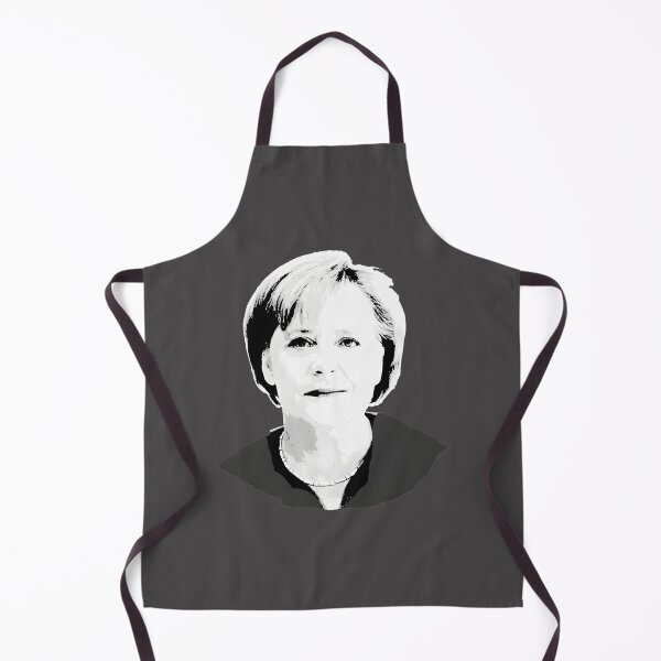 Artikelvorschau, Porträt von Angela Merkel – Inspirierende Illustration einer politischen Führungspersönlichkeit entworfen und verkauft von Medjz.