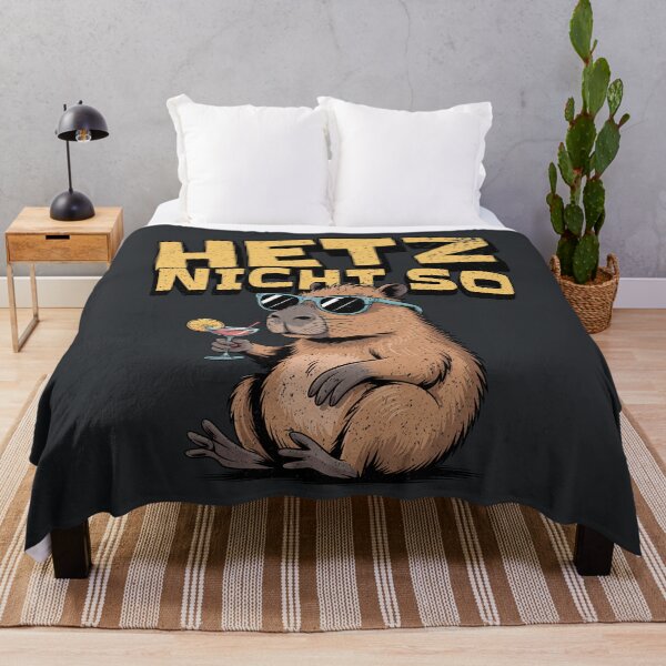 Item preview, Capybara against right-wing hate speech – statement design with the slogan “Don’t hate so much” designed and sold by VariousGoodies.