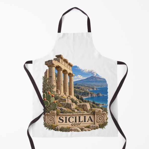 Item preview, Sicily Sicilia Etna Archaeological Heritage Art designed and sold by Larkfound Studio.