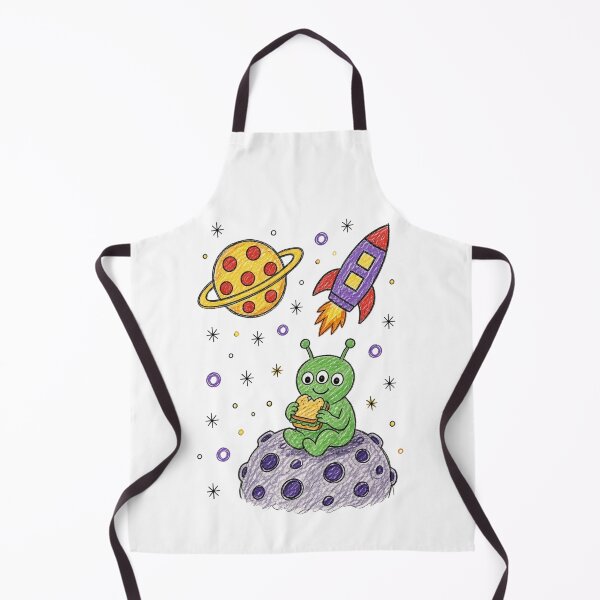 Artikelvorschau, Niedliches Alien isst Sandwich – Weltraumkunst entworfen und verkauft von Pawfect Vibes Hub.