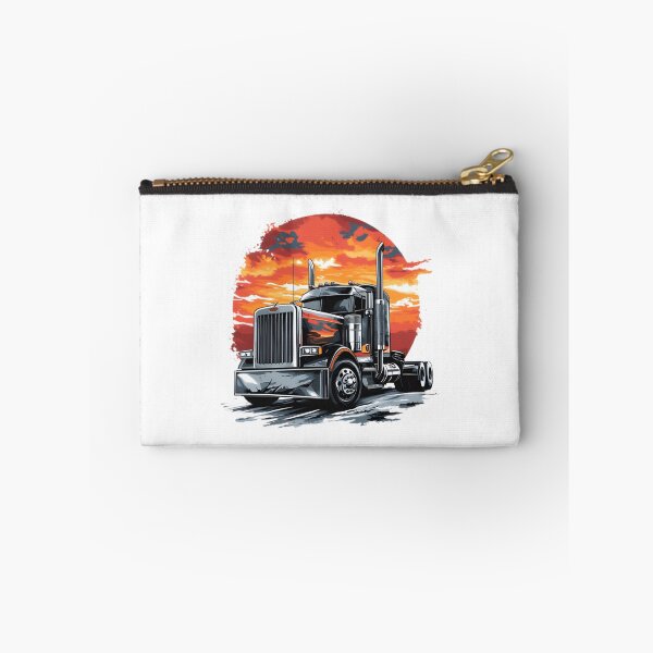 Item preview, Peterbilt Style Big Rig Truck Illustration for Trucking Enthusiasts designed and sold by matrixyt.