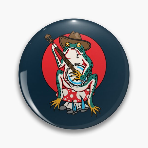Item preview, Country Singer Frog Playing Banjo designed and sold by talentable66.
