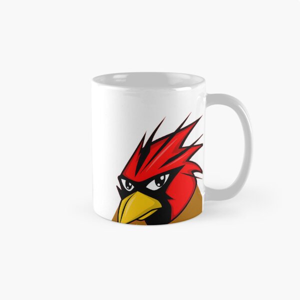 Item preview, Fierce Angry Bird Illustration with Bold Expression and Vibrant Colors designed and sold by lively. stickers.