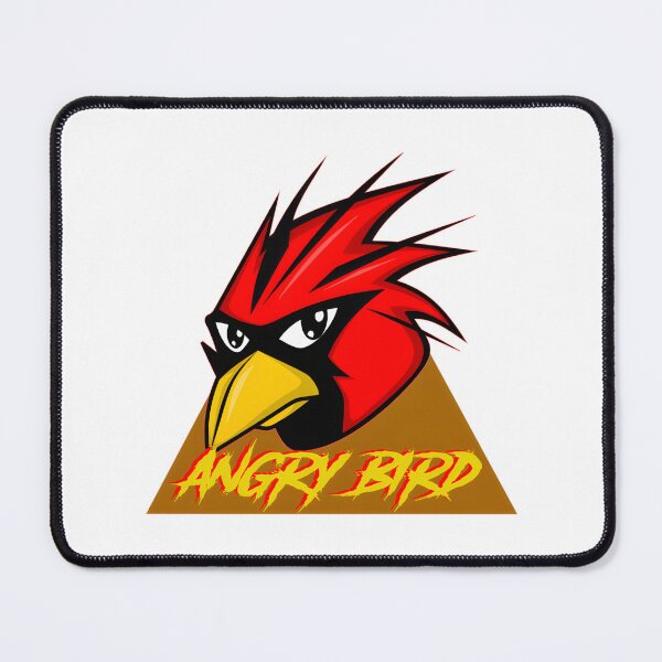 Item preview, Fierce Angry Bird Illustration with Bold Expression and Vibrant Colors designed and sold by lively. stickers.