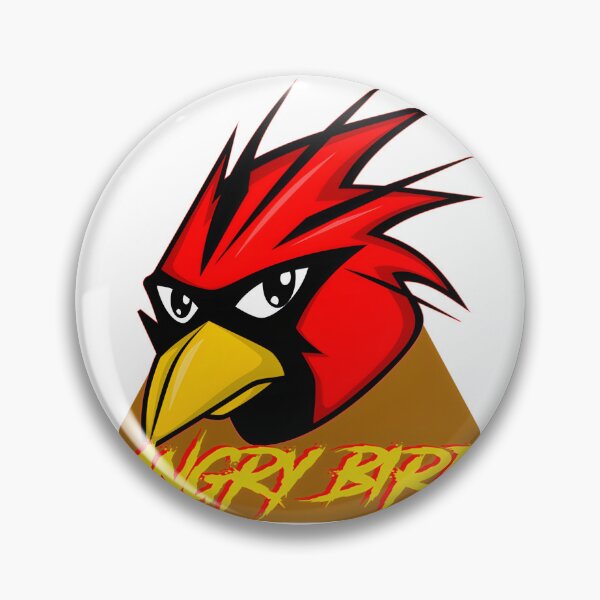 Item preview, Fierce Angry Bird Illustration with Bold Expression and Vibrant Colors designed and sold by lively. stickers.